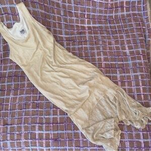 R&M Richards Gold Sleeveless Dress